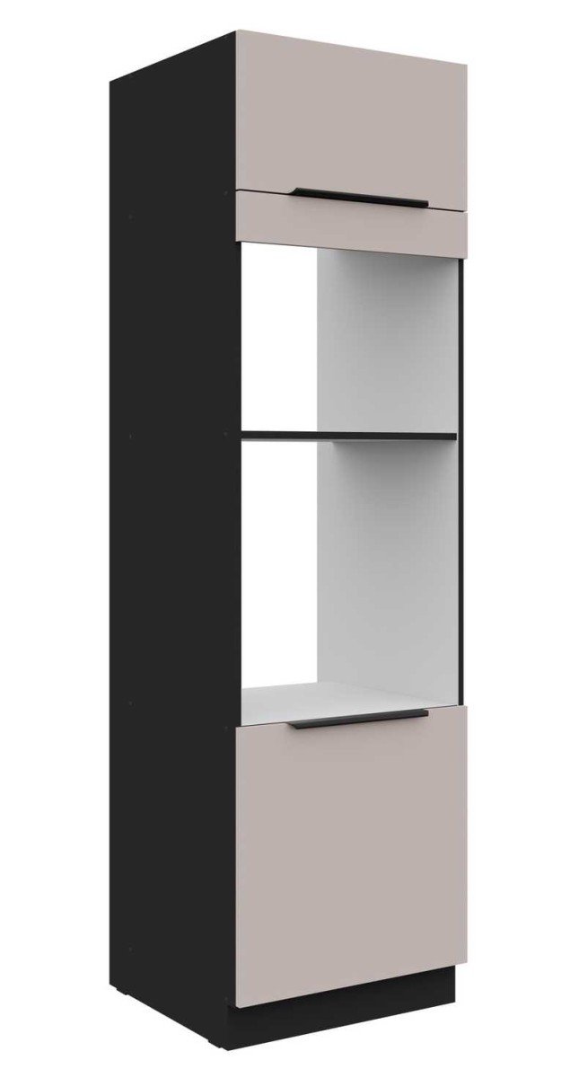 60 cm column cabinet with oven and microwave Arona 60 DPM-210 2F