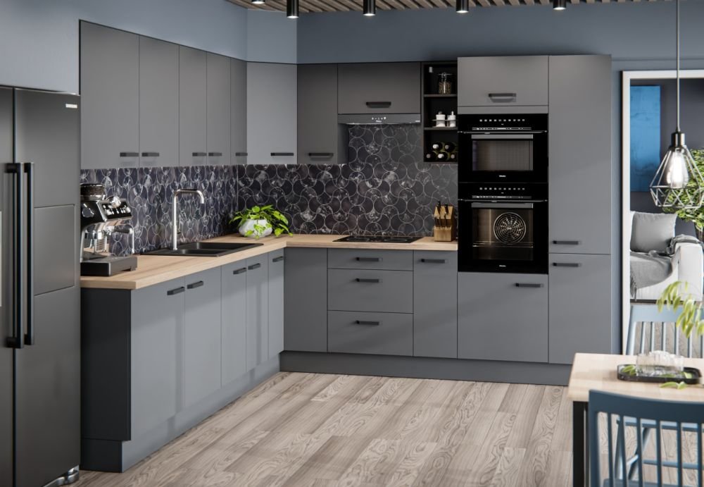 60 cm column cabinet with drawers oven Nessa 60 DPS 215 3S1F - Image 4