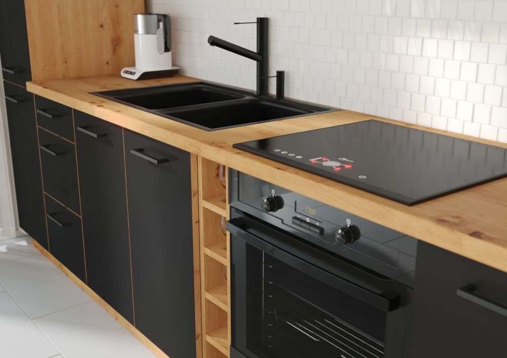 Base cabinet 90/90 cm corner Modena 90x90 ND 2F BB - Image 4