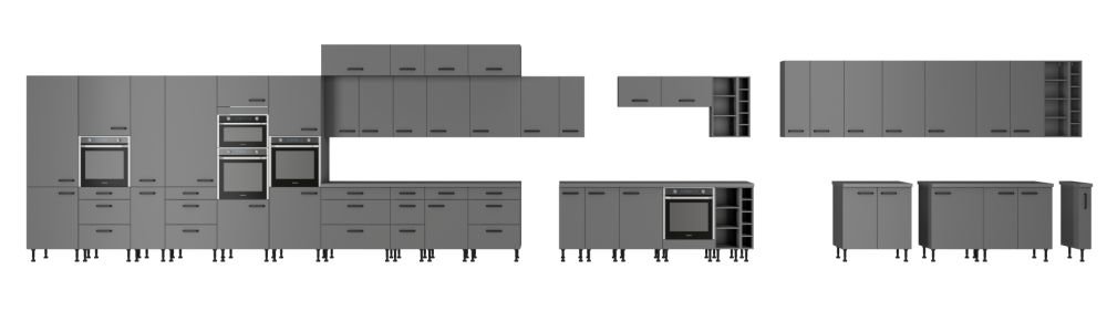 Base cabinet 15 cm "Nessa 15D CARGO BB" - Image 7
