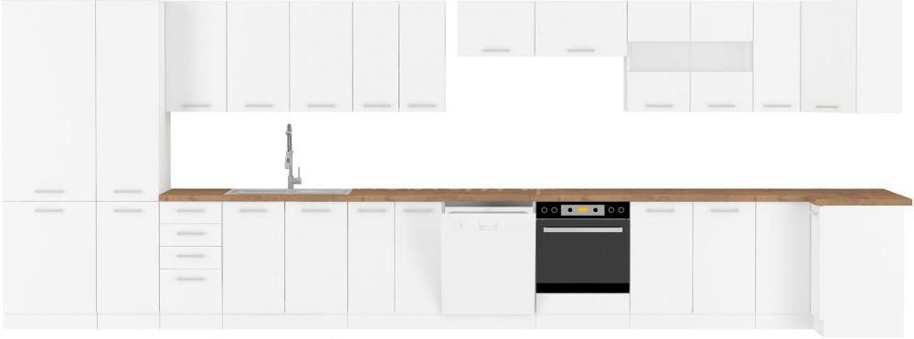 Lower oven cabinet Eko White 60 DG BB - Image 2