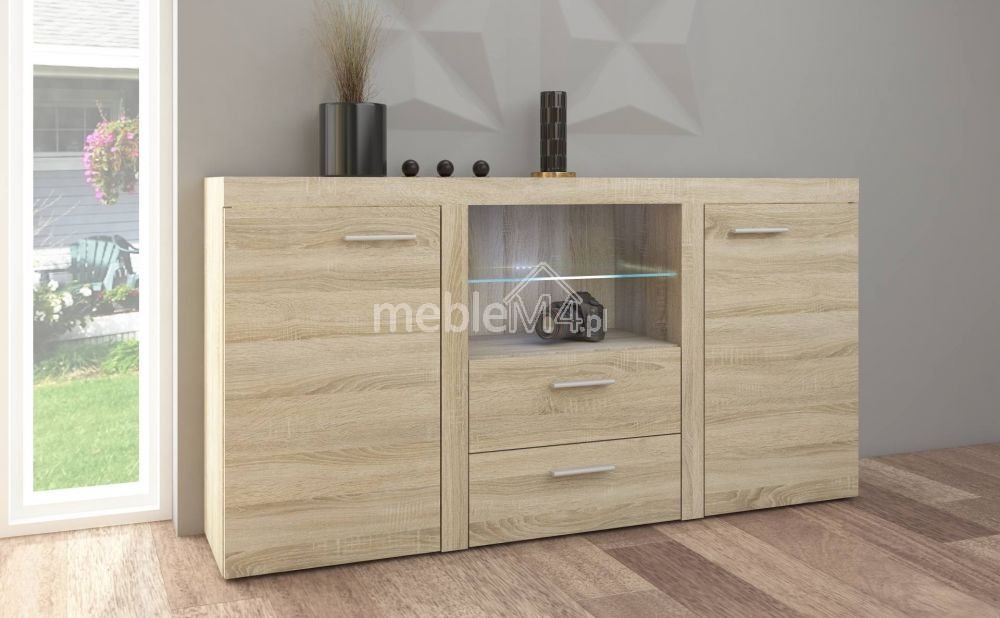 Rumba XL wall cabinet, Sonoma oak - Image 2
