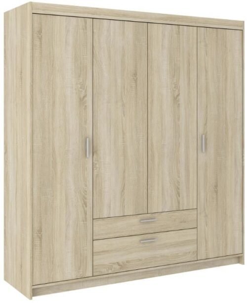 Elena 4D four-door wardrobe, Sonoma oak
