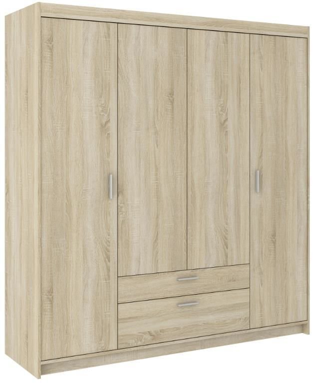 Elena 4D four-door wardrobe, Sonoma oak