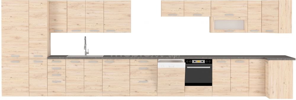 Wall cabinet Bordeaux 40 G-72 1F - Image 2