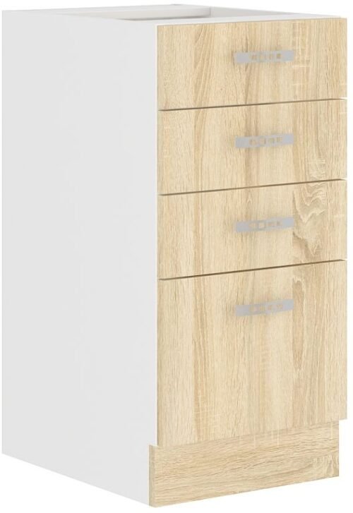 Base cabinet with drawers Sara sonoma 40 D 4S BB