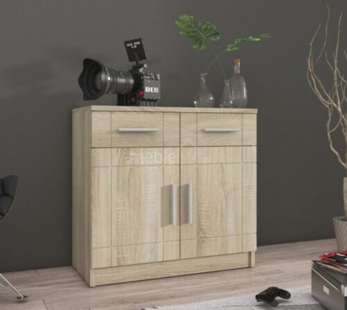 Paris SO 2F2S chest of drawers – Sonoma oak