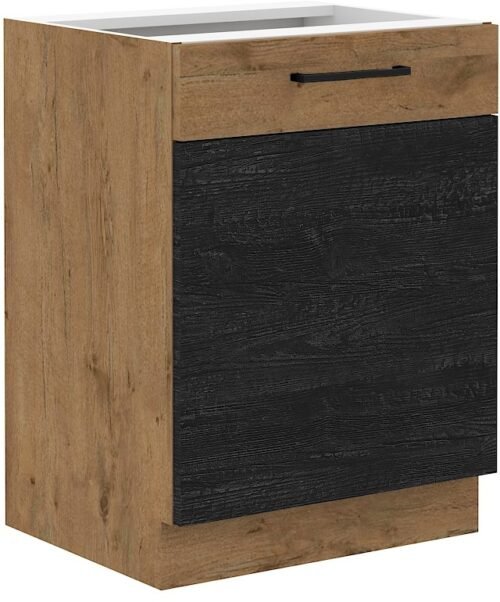 Base cabinet 60 cm 60 D 1F BB Vigo Dark