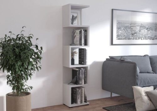 More 01 freestanding shelf, light grey
