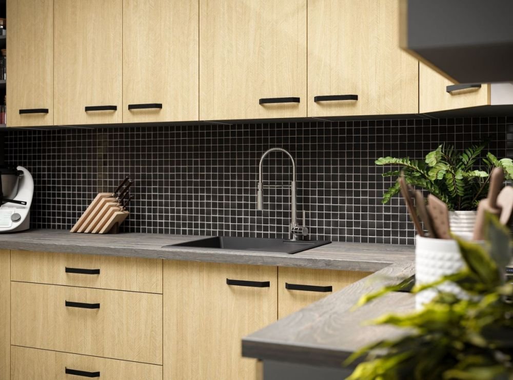 Wall cabinet 80 cm Scandi silkbone 80 G-90 2F - Image 5