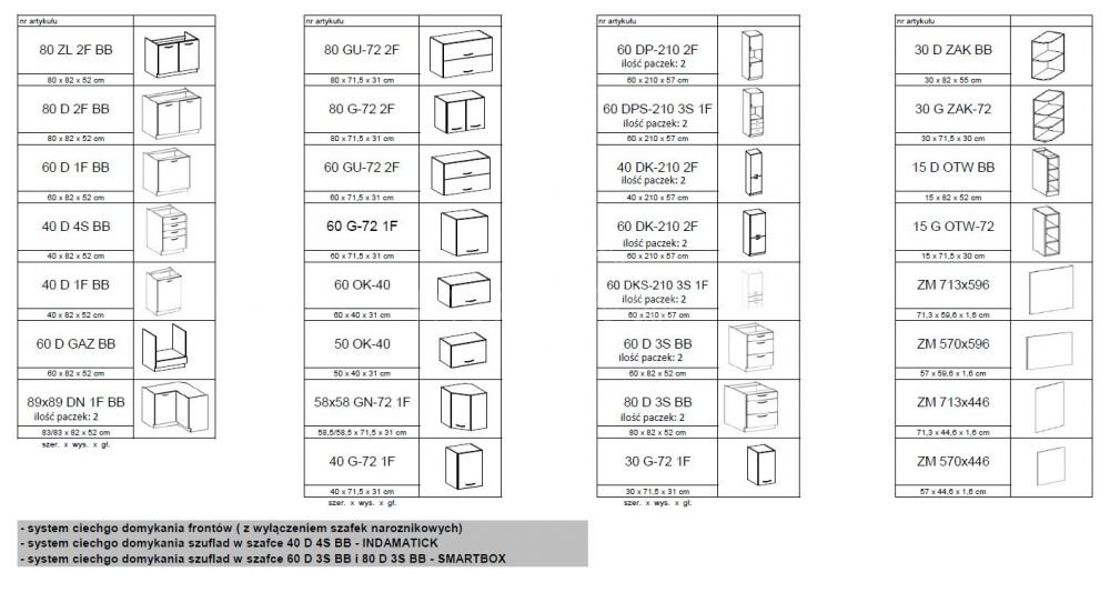 Bianka 60 DKS-210 3S 1F column cabinet - Image 5