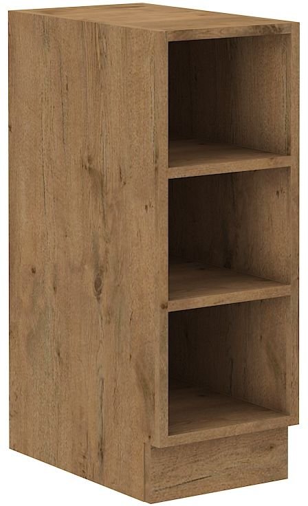 Open lower shelf, 30 cm, oak color "Lancelot", 30 DOTW BB