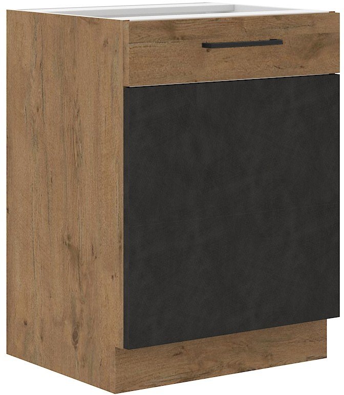 Vigo base cabinet graphite matte color 60 D 1F BB