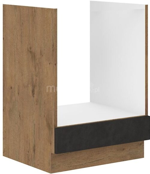 Vigo lower oven cabinet, graphite matt, 60 D, gas BB