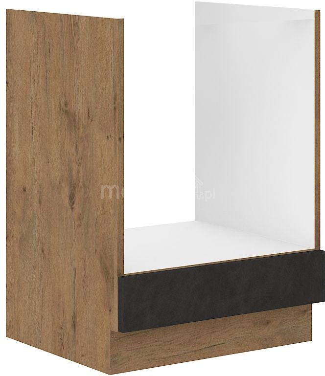 Vigo lower oven cabinet, graphite matt, 60 D, gas BB