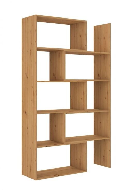 Mobile corner shelf “Karol 2” – oak color