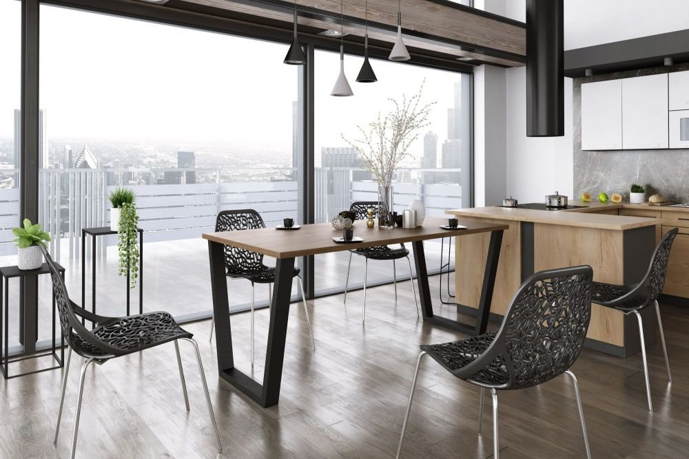 Cezar loft table, oak "Lancelot", 4 sizes