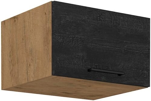 Wall cabinet 60 cm low depth 60 NAGU-36 1F Vigo Dark