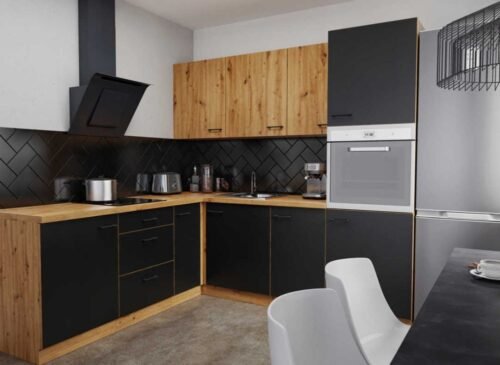 Modena corner attic kitchen 225/225 cm