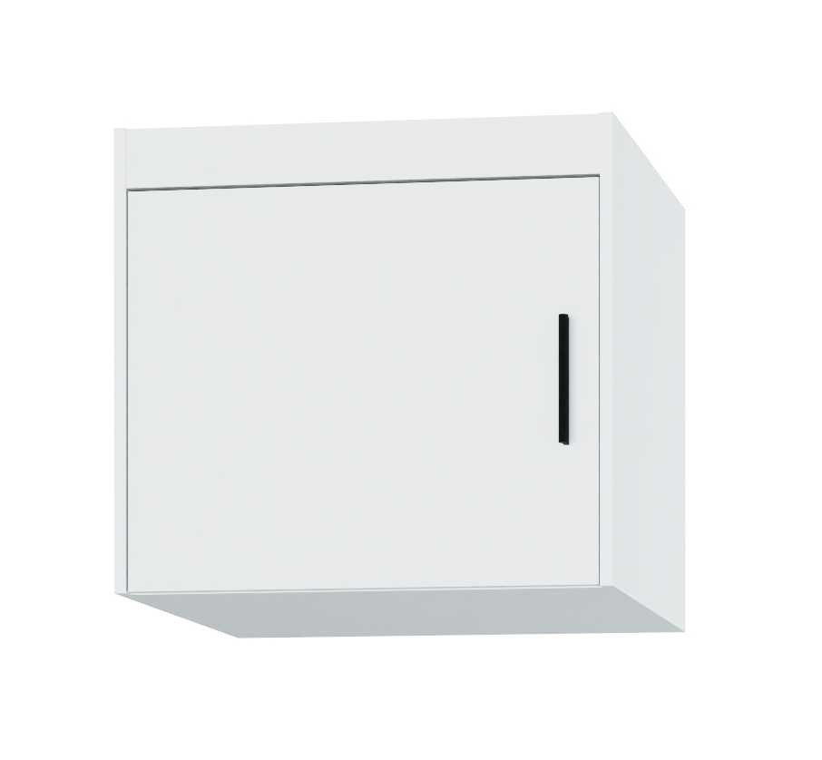 Elena wardrobe with drawers 1D3S white matte - Image 3