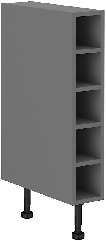 Open lower shelf 15 cm anthracite 15 DOTW BB
