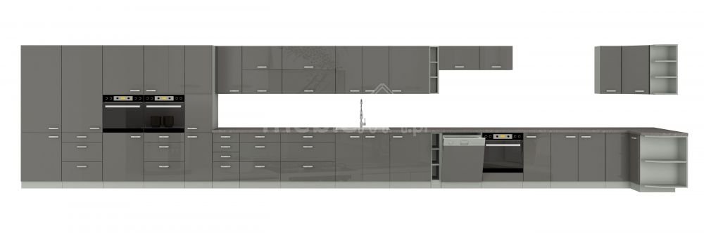 Upper cabinet Grey 45 G-72 1F - Image 3