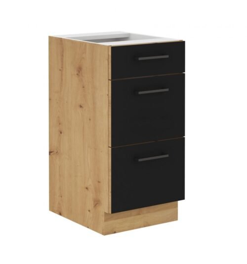 Base cabinet 40 cm with drawers Modena 40 D 3S BB