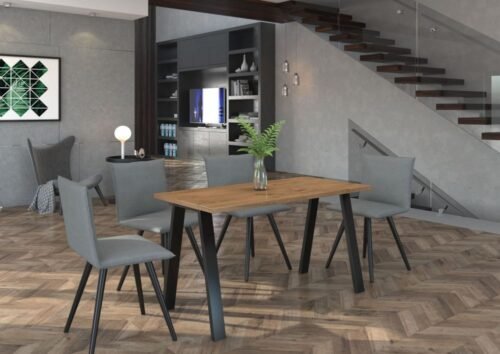 Kleo loft table, oak color “Lancelot”, 4 sizes