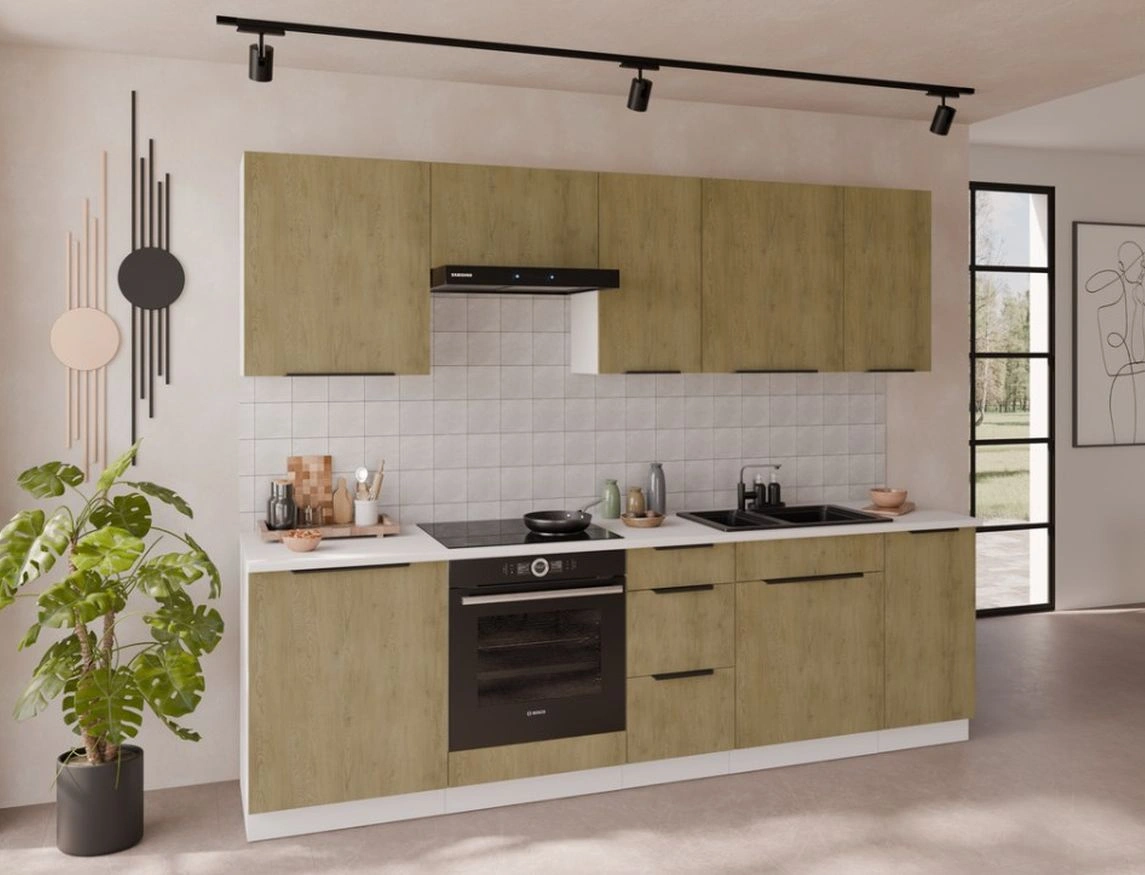 Kitchen set 260 cm Cremona, kitchen 260 cm