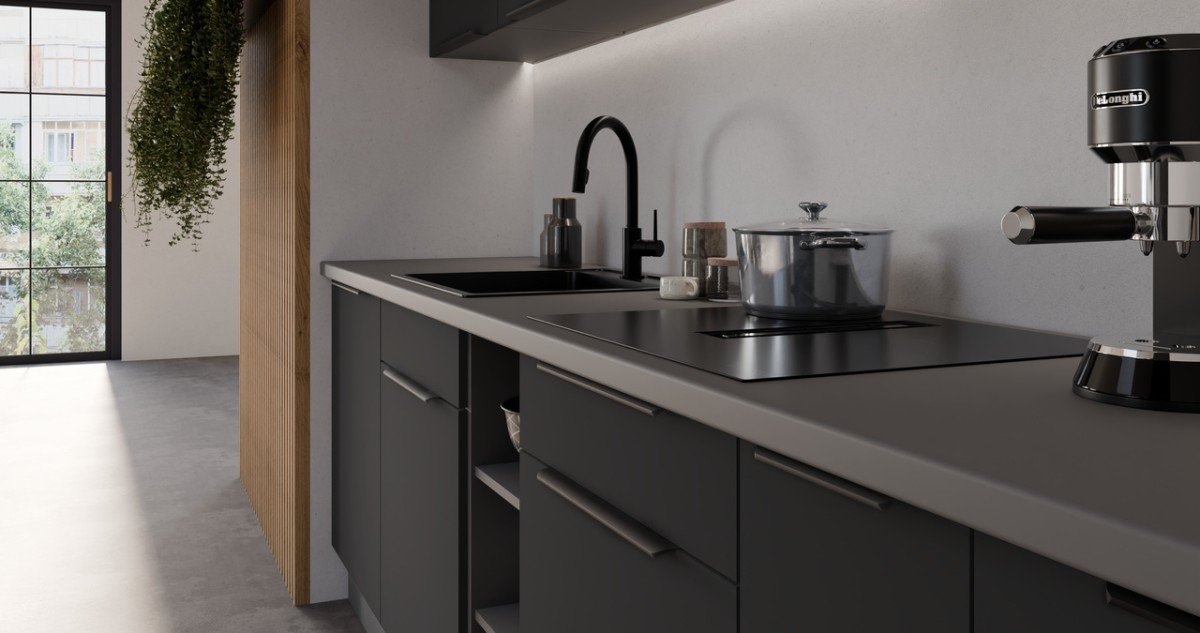 Aria kitchen set loft cabinets 300 + 180 cm - Image 7