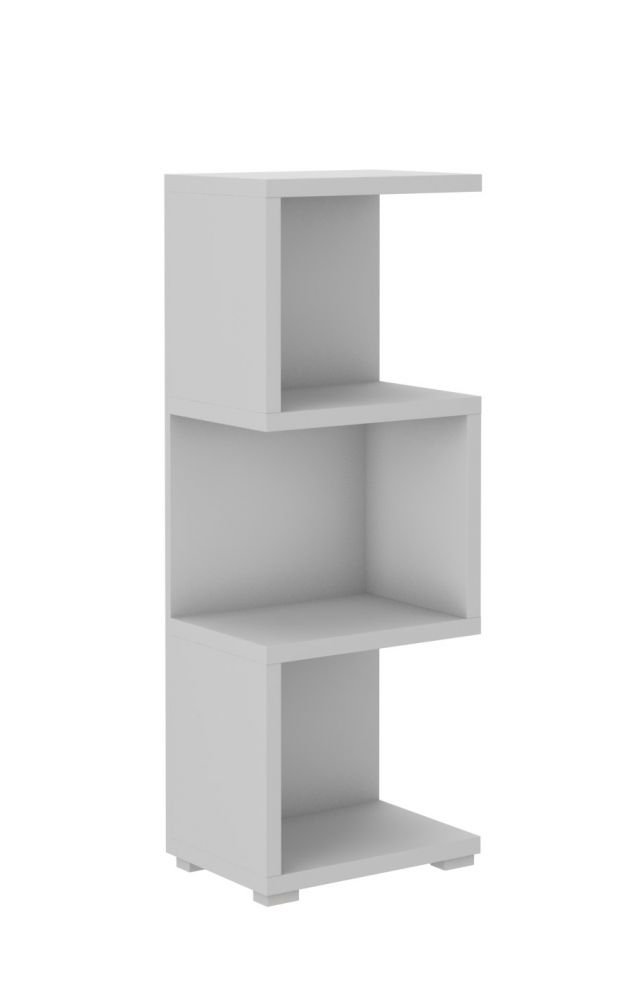 More 02 freestanding shelf, light grey - Image 2