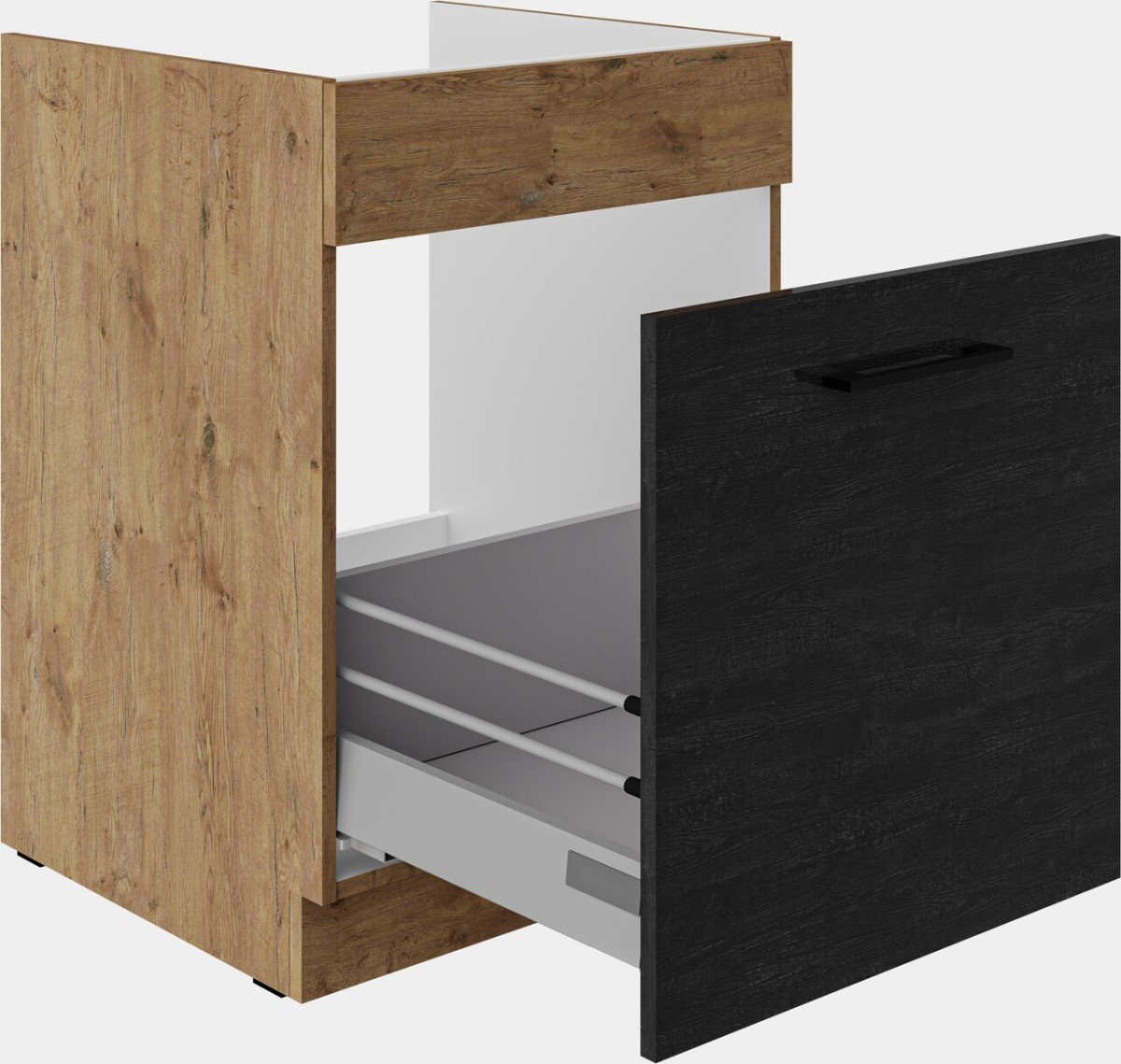 Base cabinet 80 cm for sink drawer Vigo Dark 80 ZL 1S BB PREMIUM BOX - Image 2
