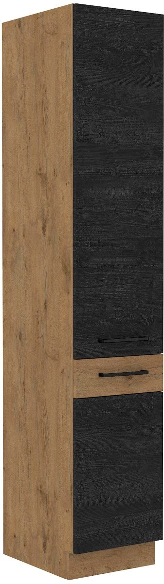 40 cm column cabinet, pantry 40 DK-210 2F Vigo Dark