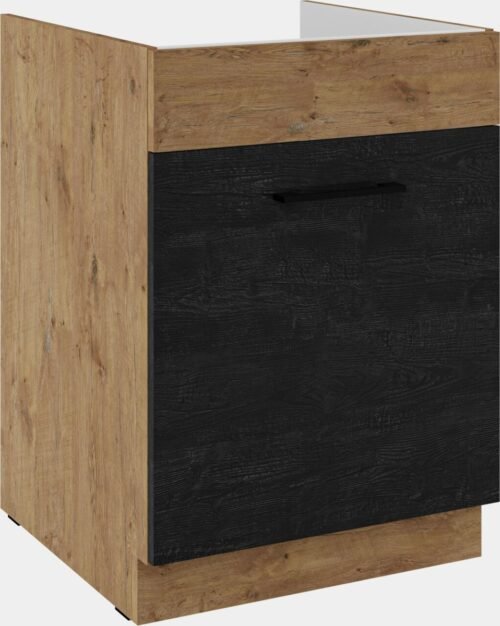 Base cabinet 60 cm for sink drawer Vigo Dark 60 ZL 1S BB PREMIUM BOX