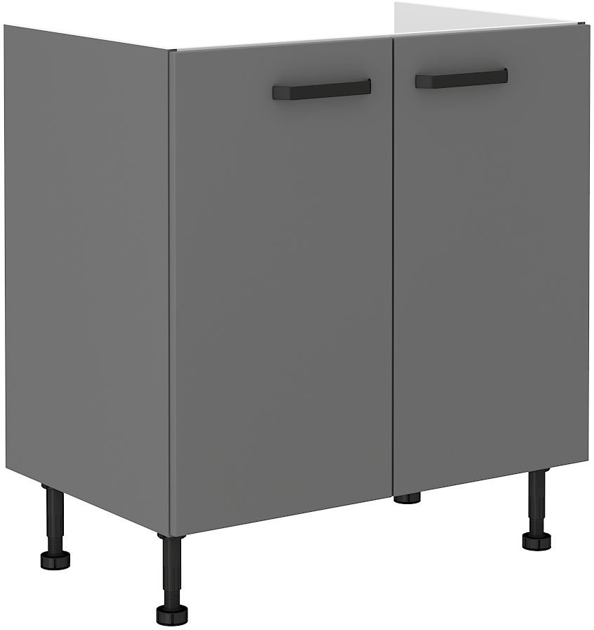 Base cabinet 80 cm, Nessa 80ZL 2F BB sink