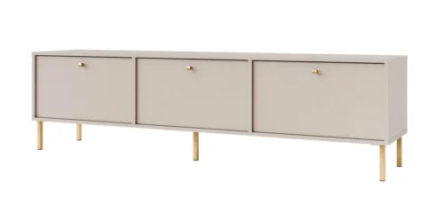 TV stand with cabinets, beige, 3K