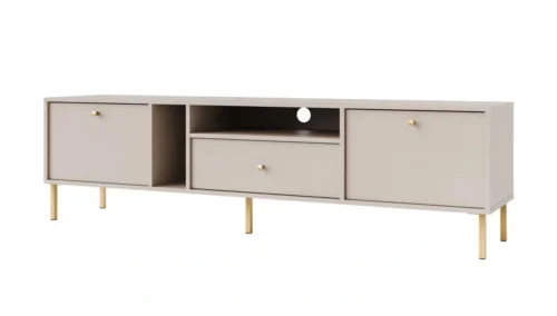 TV stand with cabinets and drawer Tokyo 2K1S beige