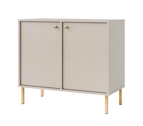 Tokyo 2F chest of drawers with cabinets, beige