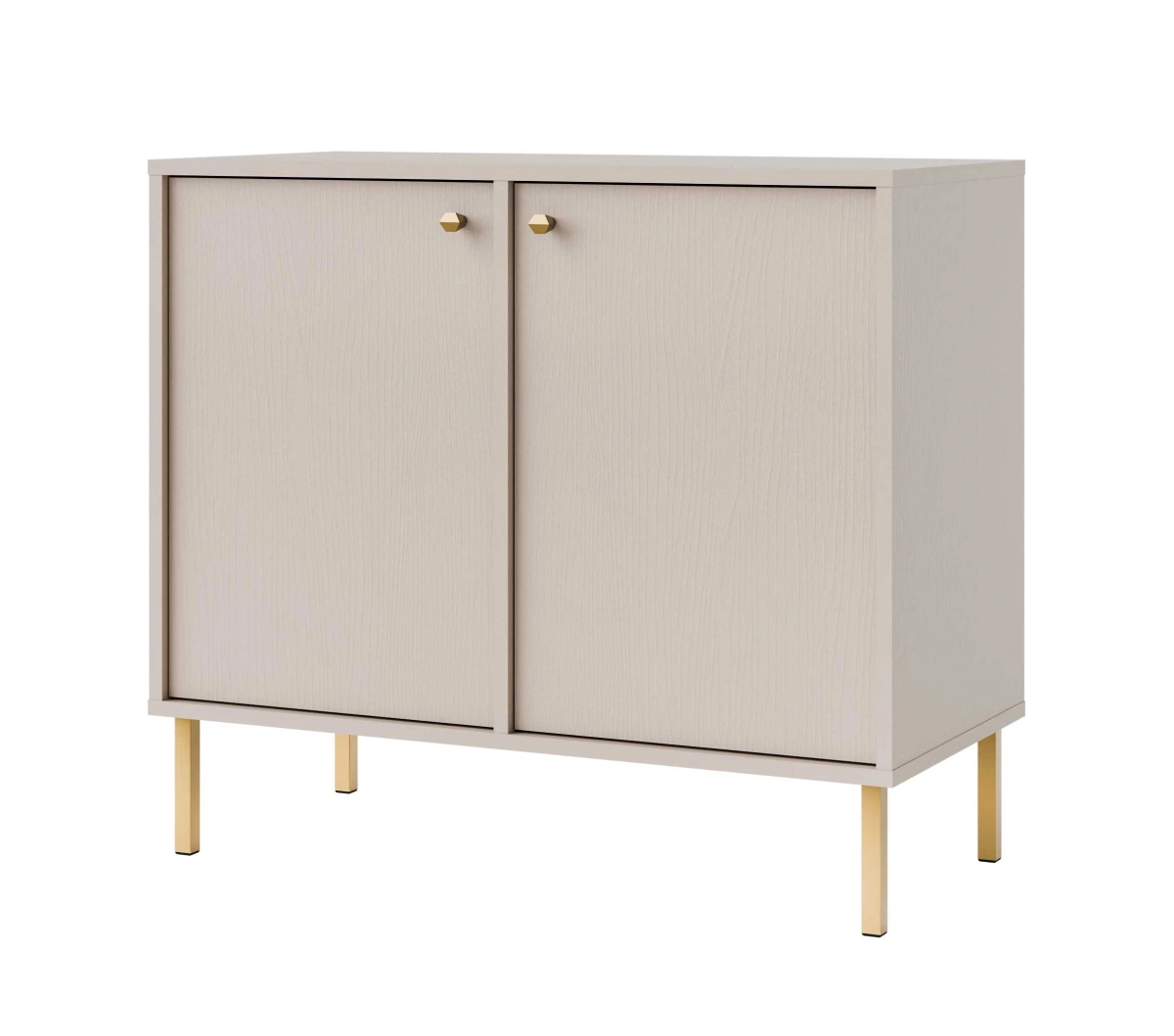 Tokyo 2F chest of drawers with cabinets, beige
