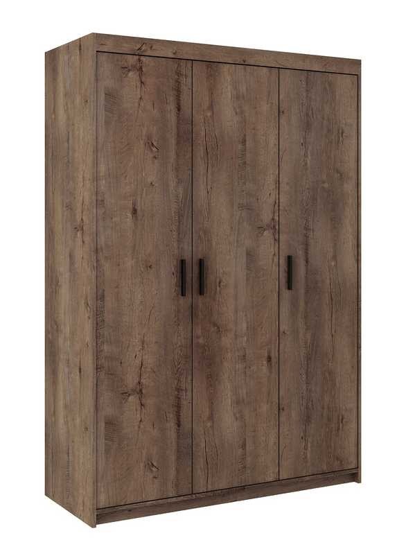 Elena 3D three-door wardrobe, oak color, Lefkas