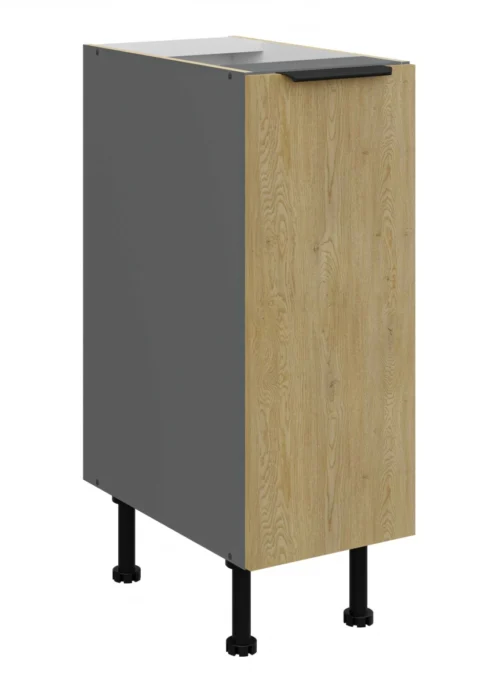 Base cabinet 30 cm cargo Cremona anthracite color 30 D CARGO BB