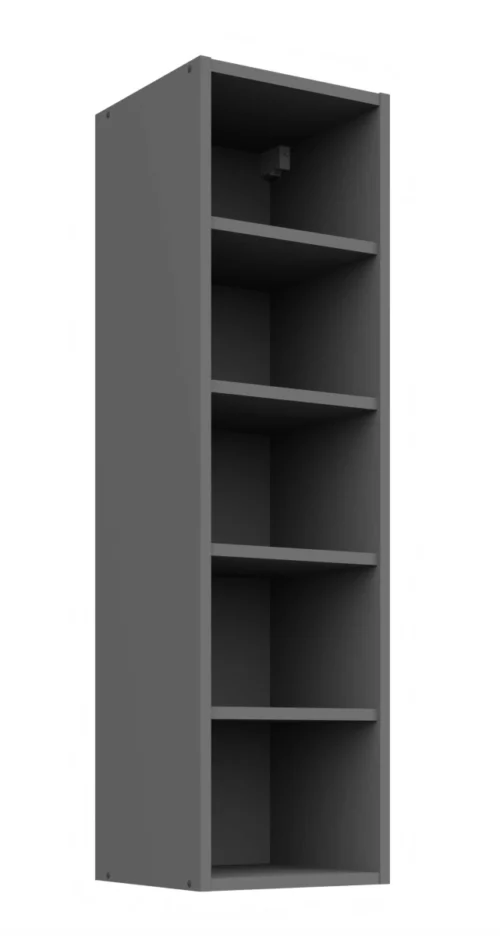 Open top shelf 30 cm anthracite 30 GOTW-108