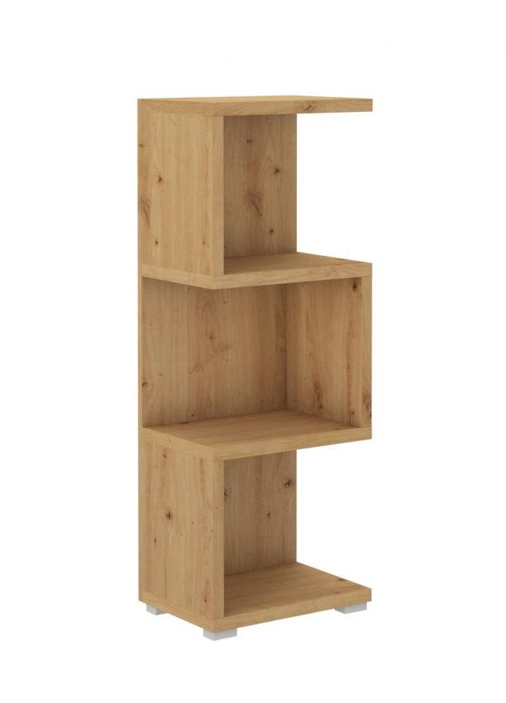 More 02 freestanding shelf, oak color - Image 2