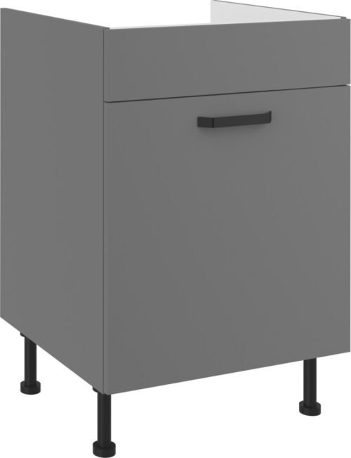 Base cabinet 60 cm for sink drawer Nessa 60 ZL 1S BB PREMIUM BOX