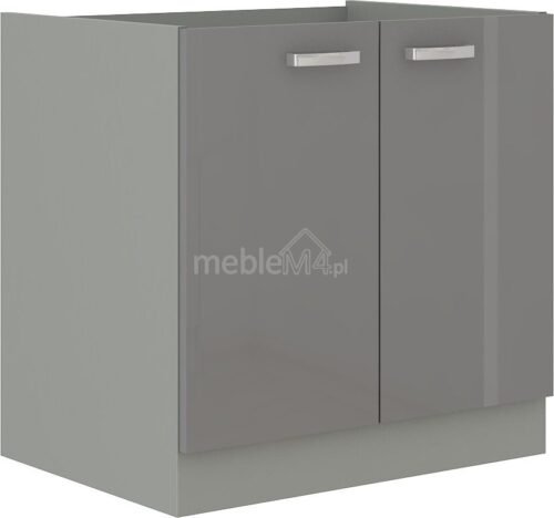 Grey 80 D 2F BB base cabinet