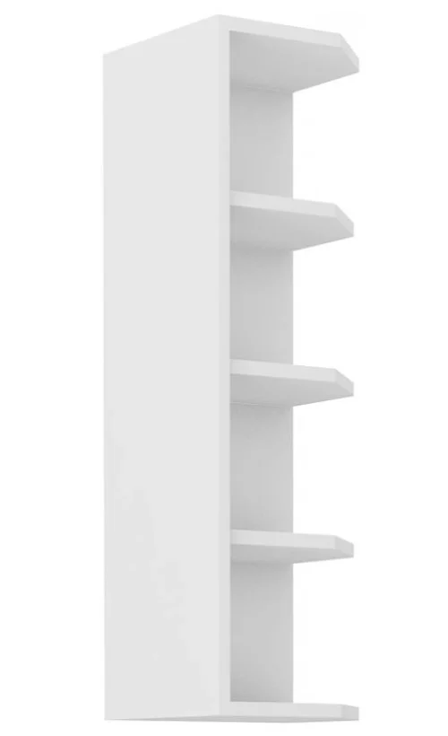 Upper open shelf with end 30 cm white 30 G-90 ZAK