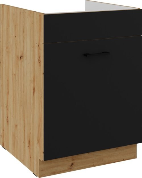 Base cabinet 60 cm, sink, drawer Modena 60 ZL 1S BB PREMIUM BOX