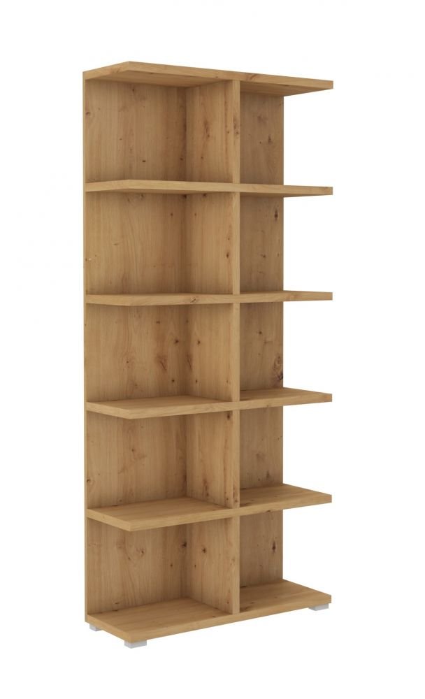 More 05 Oak Artisan Double Freestanding Shelf - Image 2