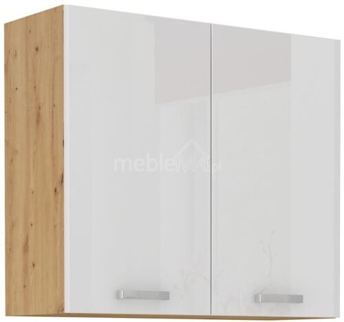 Artisan wall cabinet, white, glossy, 80 G-72 2F