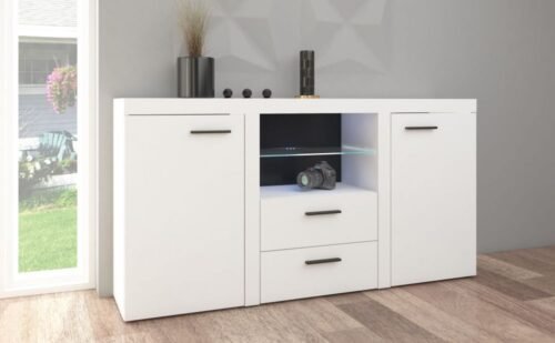 Rumba chest of drawers – white matt